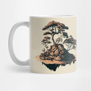 Desert Tones Bonsai Island Home Mug